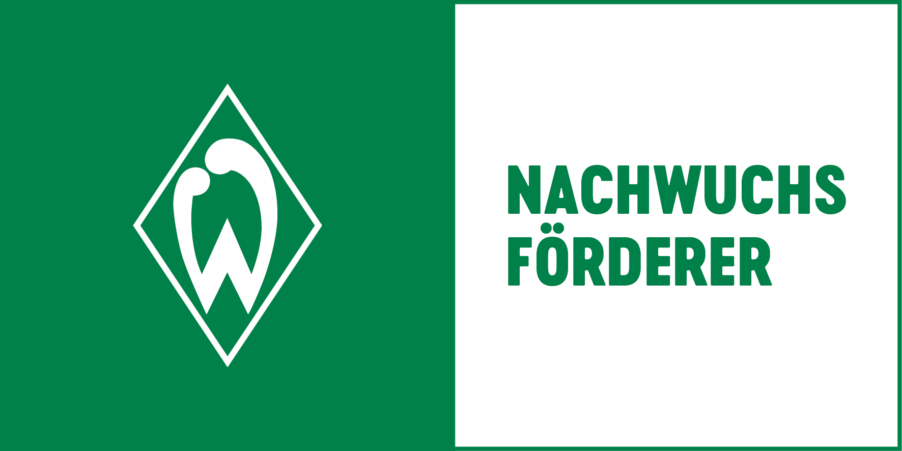 Wir sind Nachwuchsförderer des SV Werder Bremen